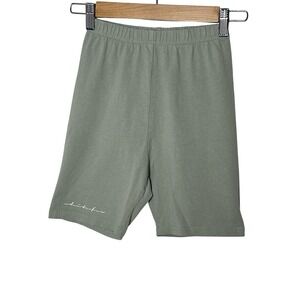 White Fox Shorts Women's XS‎ Olive Comfort Bike Stretch Elastic Waist Basic